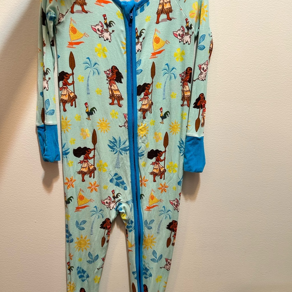 Little Sleepies Moana Zippy One-Piece Pajama